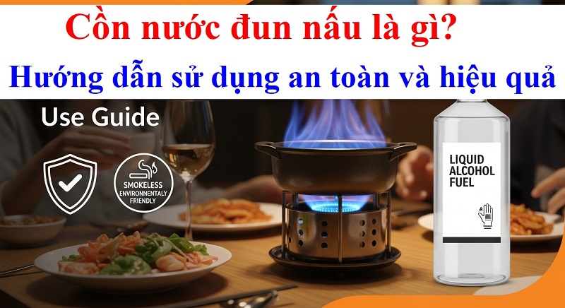 Cồn nước đun nấu là gì? Hướng dẫn sử dụng an toàn và hiệu quả